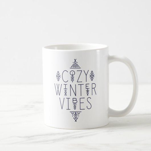 Gemütliches Wintervibes Design Kaffeetasse (Rechts)