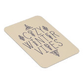 Gemütliches Wintervibes Design Magnet (Rechte Seite)