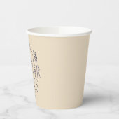Gemütliches Wintervibes Design Pappbecher (Links)