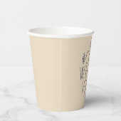 Gemütliches Wintervibes Design Pappbecher (Rechts)