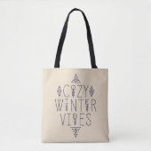 Gemütliches Wintervibes Design Tasche (Vorderseite)