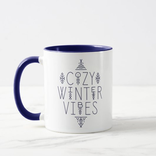 Gemütliches Wintervibes Design Tasse (Links)