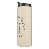 Gemütliches Wintervibes Design Thermosbecher (Nach rechts gedreht)