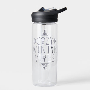 Gemütliches Wintervibes Design Trinkflasche