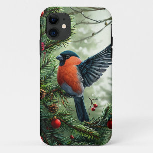 Gemütliches Wintervogel-Landschafts-Ästhetik-Desig Case-Mate iPhone Hülle