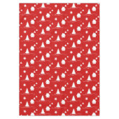 Gemütliches Winterwonderland Muster Urlaubstafel Tischdecke (Vorderseite)