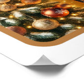 Gemütliches Winterwonderland Poster (Ecke)