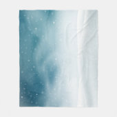 Gemütliches Winterwunderland - Schneegebiet Fleecedecke (Vorderseite)