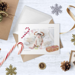 Gemütliches wünscht Foto mit illustrierten Motiven Feiertagskarte