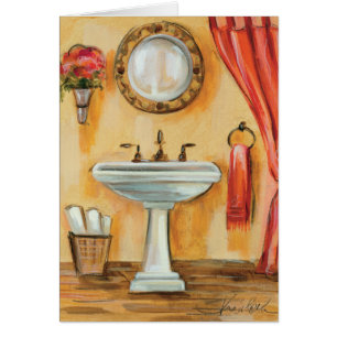 Gemütliches zeitgenössisches Badezimmer