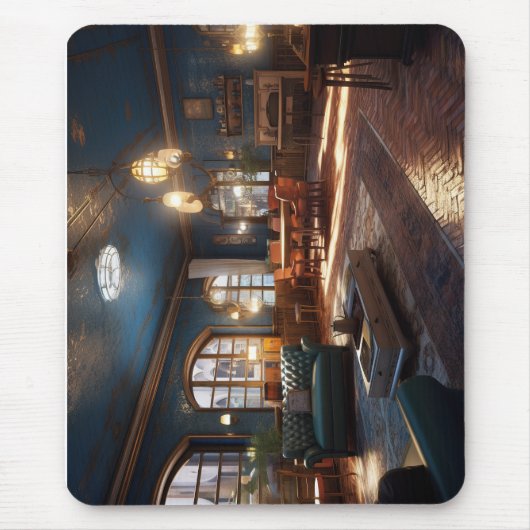 Gemütliches Zimmer Mousepad (Vorne)