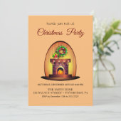 Gemütliches Zuhause Weihnachts-Party (Stehend Vorderseite)