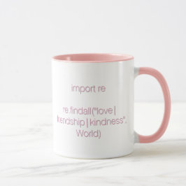 Gemütlichkeit, Code und Tasse des Kaffees (rosa Bu