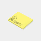 "Gemütlichkeit" Post-it Klebezettel (angewinkelt)