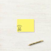 "Gemütlichkeit" Post-it Klebezettel (Auf Schreibtisch)