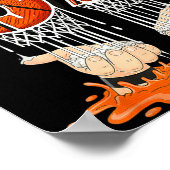 Gen Alpha Slang Kids 67 Basketball Ice Cream Drip  Poster (Ecke)