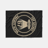 Gen Alpha Slang Kids 67 Meme Six Seven Humor Ufo A Fleecedecke (Vorderseite (Horizontal))