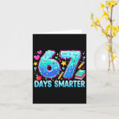 Gen Alpha Slang Kids 67 Teacher Students 67 Days S Karte (Gelbe Blume)