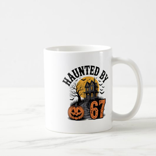 Gen Alpha Z 67 Meme Six Seven 6-7 Lustiger Interne Kaffeetasse (Rechts)