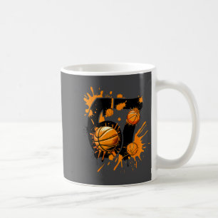 Gen Basketball Six Slang Alpha 67 67 Nummer Sieben Kaffeetasse
