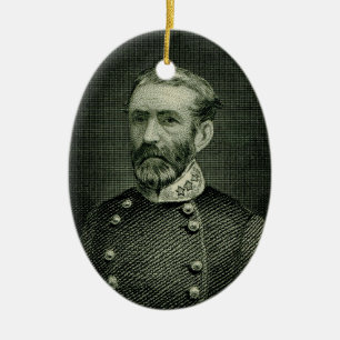 Gen. Braxton Bragg Keramik Ornament