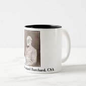 Gen. Bureaugard Burchard, CSA, Gen. Bureaugard… Zweifarbige Tasse (VorderseiteRechts)
