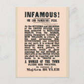 gen Butler New Orleans, Ziviler Krieg Postkarte (Vorderseite)