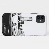 GEN-Coupé mit Stadt-Hintergrund Case-Mate iPhone Hülle (Rückseite (Horizontal))