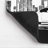 GEN-Coupé mit Stadt Scape Hintergrund Mousepad (Ecke)