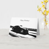 GEN-Coupé-Rollen schoss - Auto-themenorientierte Karte (Gelbe Blume)