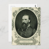 Gen. James Longstreet Postkarte (Vorne/Hinten)