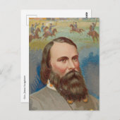 Gen. James Longstreet Postkarte (Vorne/Hinten)