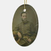 Gen. John Bell Hood Keramik Ornament (Links)