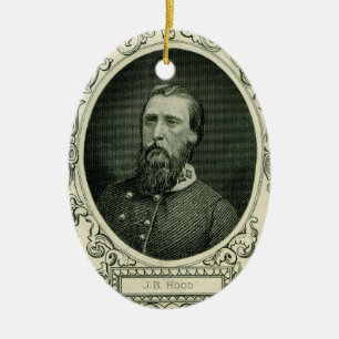 Gen. John Bell Hood Keramik Ornament