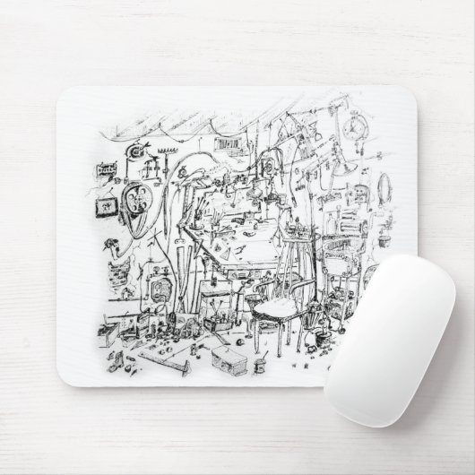 Gen-Junge des Künstlers der Werkbank-| Mousepad (Mit Mouse)