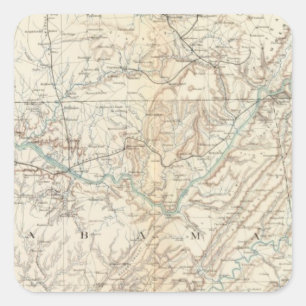 GEN-Karte XIV Quadratischer Aufkleber