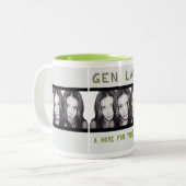 GEN-LABRADORE Klon-Tasse Zweifarbige Tasse (Vorderseite Links)