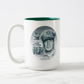 Gen. MacArthur I sind zurückgekommen (blaugrüner Zweifarbige Tasse (Links)