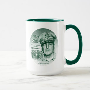 Gen. MacArthur I sind zurückgekommen (grüner Tasse