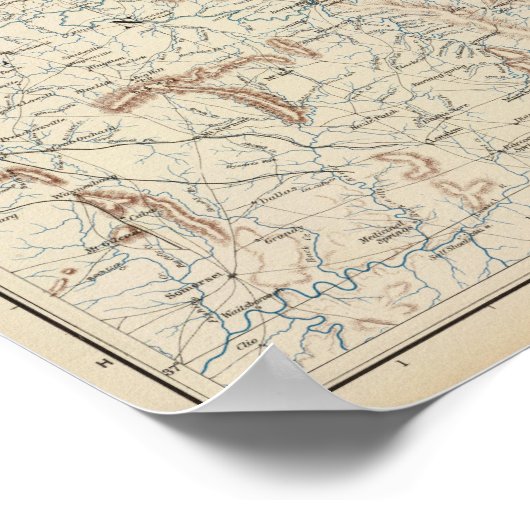 Gen map VI Poster (Ecke)