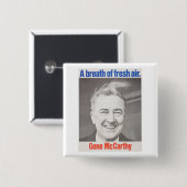 Gen McCarthy 1968 Button (Vorne & Hinten)