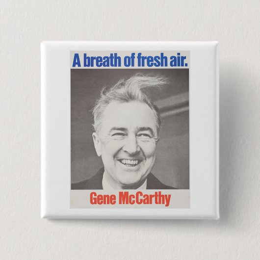 Gen McCarthy 1968 Button (Vorderseite)