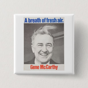 Gen McCarthy 1968 Button