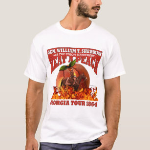 Gen Sherman 'Heat a Peach' Tour 1864 Shirt (Light)