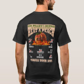GEN Sherman "Hitze ein Pfirsich-" Ausflug-Shirt T-Shirt (Rückseite)