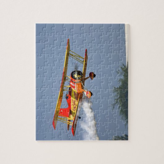 Gen Soucy darstellende Kunstfliegen in Grumman Puzzle (Vertikal)