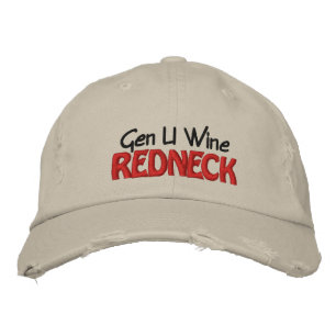 Gen U Wine REDNECK Bestickte Kappe