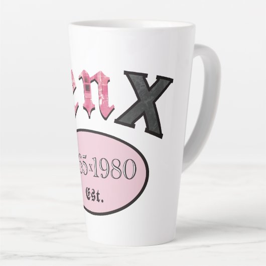 Gen X 1965-1980 Milchtasse (Rechte Ecke)
