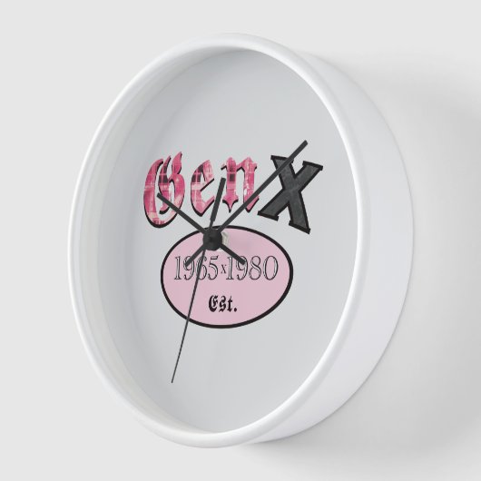 Gen X 1965-1980 Uhr (Winkel)