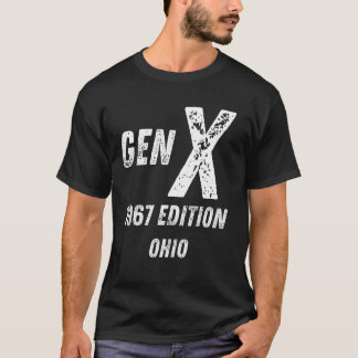 Gen X 1967 Edition Generation Ohio Birthday Christ T-Shirt